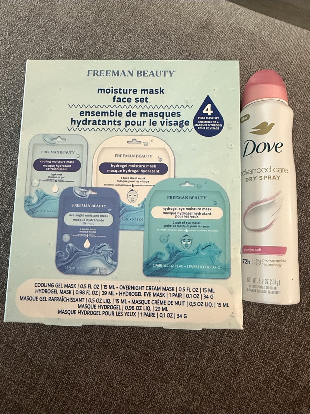 Moisture Mask Face Set - Blue/Teal